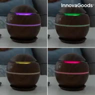 Zvlhčovač vzduchu Mini Aroma Diffuser Dark Walnut InnovaGoods