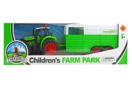 Farm park - Traktor s vlekem (34cm)