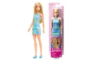 Barbie květinové šaty modré, Mattel HGM59