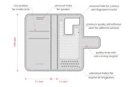 Pouzdro Swissten Libro Uni Book L černé 148 x 71 mm