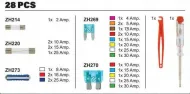 Sada pro výměnu pojistek do auta 28ks