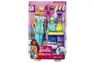 Panenka Barbie Povolání herní set Dětská doktorka se 2 novorozenci, Mattel GKH23