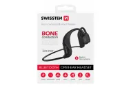 Sluchátka Bluetooth Swissten Bone Conduction černá