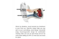 Sluchátka Bluetooth Swissten Bone Conduction černá