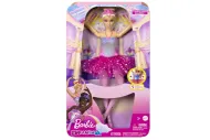 Mattel Barbie® Svítící magická baletka s růžovou sukní, HLC25