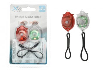 Mini LED cyklistické světlo - Set 2ks