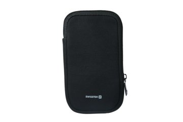 Sportovní pouzdro na zip s karabinou, vel. 6,4" (180x105x25mm) Black