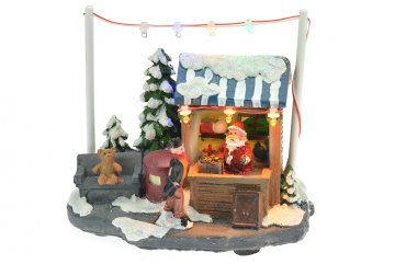 Vánoční scéna - Obchod s dárky