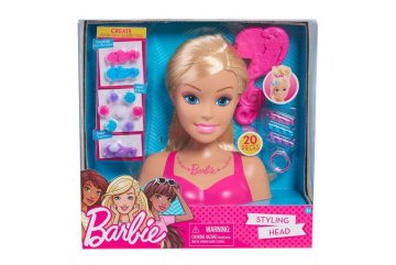 Barbie česací hlava - blonďatá