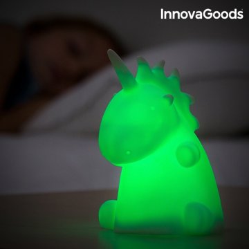 Barevný svítící jednorožec LEDorožec InnovaGoods