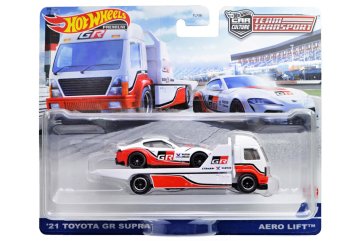 Toyota GR Supra Aero Lift Hot Wheels Team Transport