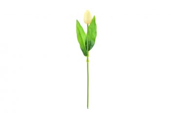 Umělý tulipán 39 cm žlutý