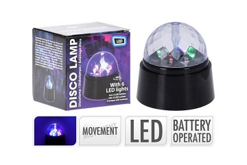 Domácí disco lampa 9 cm, vícebarevná