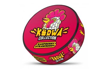 Nikotinové sáčky Kurwa Raspberry Strawberry Hard